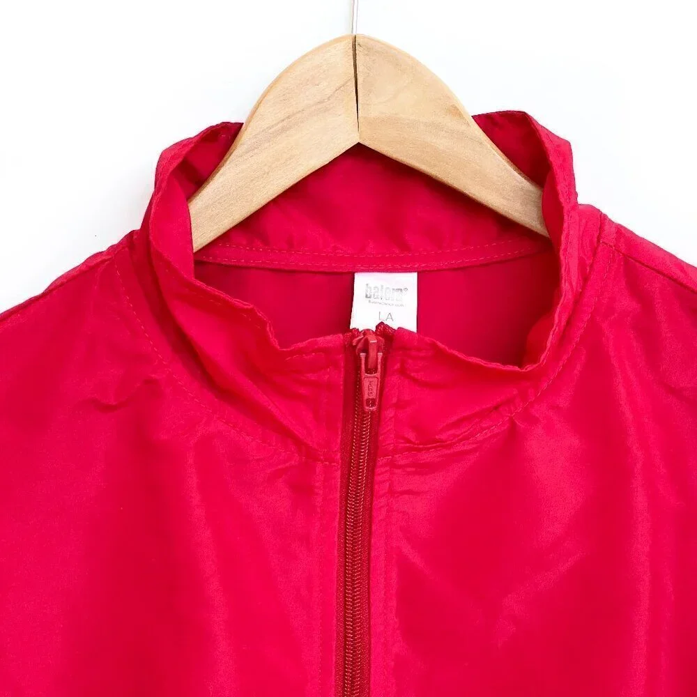 Balera Dance Unisex Full Zip Red Track Jacket L